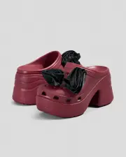 [Crocs] Crocs Women's Siren Clogs Shoes in Beetroot Size W7 W7 Beetroot
