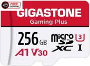 Gigastone 256GB Micro SD Card, Gaming Plus, Microsdxc Memory Card for Nintendo-S