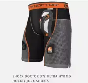 Shock Doctor Men's Ultra Hybrid Hockey Short Carbon Flex Hard Cup X-Large NEW