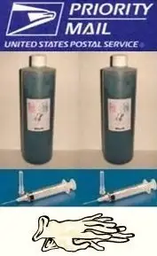 2 / 16oz Black Refill ink kit HP 564 D5468 D7500