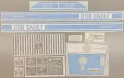 I.H. Cub Cadet 125 Decal Set