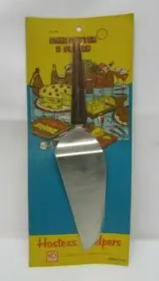 Rare Vintage Hostess Cake Cutter & Server w/ Bakelite Handle NOS 1960-1970's NEW
