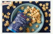 Trader Joe's Sugared Rice Cracker Stars Snack 6.35 oz. Limited Seasonal Edition