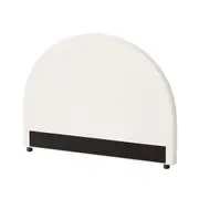 Oikiture Bed Head King Single Size Headboard Bedhead Boucle White