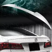 W-POWER PEARL WHITE REAR DUCKBILL TRUNK LID SPOILER WING FOR 15-20 ACURA TLX
