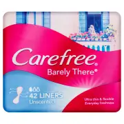 Carefree Liners Barely There Breathable X 42