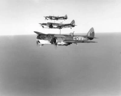 Bristol Blenheim Iv Aircraft 1941 Old Aviation Photo