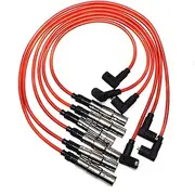 daili Store Spark Plug Wires 021998031 Compatible with Golf Compatible with Jetta 1999-2002 VR6 2.8L 7MM