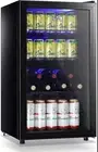 Mini Fridge-120 Can HoIder ForBeer, Soda, Quiet Operational, Sliding Shelves