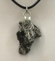 Campo del Cielo Meteorite Pendant, Astronomy Gift, Space Gift, COA, 15.86 Grams