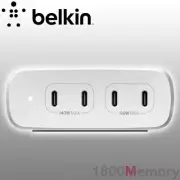 Belkin Boost Charge Pro 200W 4 Port GaN PD 3.1 PPS USB-C Wall Charger 1.5m Cable