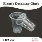 Reusable Plastic Cups 1000/Ctn Drinking Cups 620ML Party Clear Cups AU STOCK