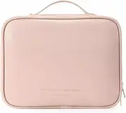 [Generic] Makeup Cosmetic Bag - Portable Multi-Compartment Organizer Case | Large Capacity Cosmetic Bag, Makeup Bag Travel Makeup Bag, Cosmetic Storage Bag, Vistaprint Portable Toiletry Cosmetic Holder Pouch -
