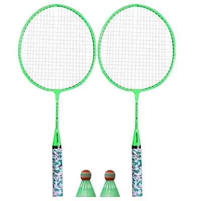 Badminton Rackets for Children,Shuttlecocks Racquet Sports Set with 2 Balls5033