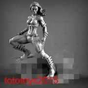 Unpainted 1/43 1/64 1/87 Wolverine Girl Scene Miniature Figures Doll For Car Toy
