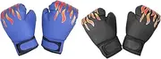 Dickly 2 Pair of Kids Boxing Gloves, Training, Boxing, Gloves, PU Leather, Sparring Gloves, Punching Gloves for Exercise, Children