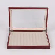 Wooden Pen box 12 Fountain Pen Wood Display Case Holder Storage Collector Organizer Box Black