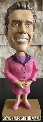 NEW RARE Arnold Schwarzenegger Governor Girlie Man Bobblehead BOBBLE