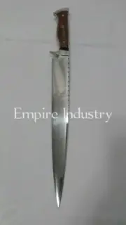 24 Inch Handmade High Carbon Steel FULL TANG COMBAT SWORD With Sheath
