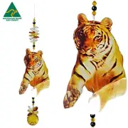 AU Crystal Suncatcher Tiger gift, window hanging rainbow suncatchers sun catcher
