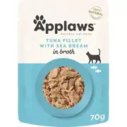 Applaws Wet Cat Food Adult Tuna Bream Broth Pouch