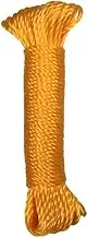 skycabin 3mmX15m Outdoor Yellow Polypropylene Rope Nylon Poly Rope Spool of Braided Cord Clothes Line Camping Utility Cord Good for Tie, Pull, Swing, Climb and Knot