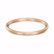 18ct Heavy Rose Gold Plated Classic Heavy & Solid Golf Bangle - USA Made