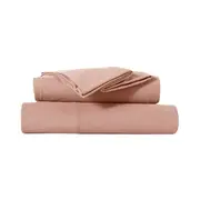 Kingtex Rose Pink Ultra-Soft Micro Flannel Sheet Set 40 cm Wall