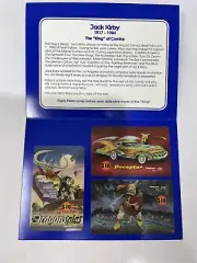 The Unseen Works of Jack Kirby Telephone Cards, 3 Card Set.