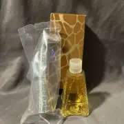 Vintage AVON GRACEFUL GIRAFFE To A Wild Rose 1.5 Oz Glass Perfume Bottle 8" tall