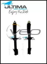 REAR NITRO GAS ULTIMA STRUTS (PAIR) FITS SUBARU FORESTER SF GT 12/00-7/02 (for: Subaru)