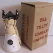 Vintage Gill Tilley Viking Candle Snuffer Pottery from Wales
