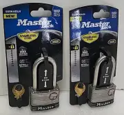 2 Master Lock Max Weather Stainless Steel Shackle Keyed Alike Padlocks 5SSKADLH