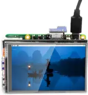 3.5 Inch HDMI LCD Touch Screen Monitor Display TFT 480 * 320 Pixel Resolution fo