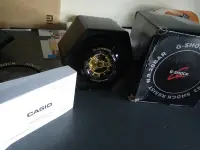 在飛比找Yahoo!奇摩拍賣優惠-現貨卡西歐CASIO G-SHOCK雙顯黑金GA-110GB