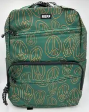 Neff Momentum Green Peace Trippy Backpack NWT Large Bag