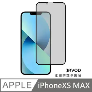 JAVOD 柔霧防窺保護貼 玻璃保護貼 防窺保護貼 防偷窺 適用 iPhone XS MAX