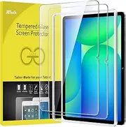 [JETech] Screen Protector for Samsung Galaxy Tab S10 FE Plus/S10 FE+ 2025 (13.1 Inch), with Easy Installation Frame, 9H Tempered Glass Film, HD Clear, 2-Pack