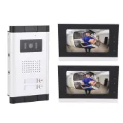 Wired Video Intercom System IR Night Remote Unlock 2 Units 4 Wire Vi