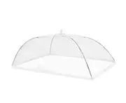 6PCS 43X43cm Kitchen Collapsible Food Cover Pop Up Mesh Fly Wasp Net Food Cover