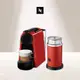 Nespresso 膠囊咖啡機 Essenza Mini紅+Aero3紅色奶泡機