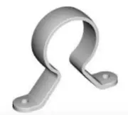 12x WALL MOUNTED BRACKET Suits 90mm Stormwater Pipe On Wall Flush