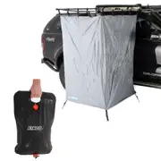 Adventure Kings Instant Ensuite Awning Shower Tent + Solar Shower 20L Capacity