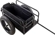 Voyager Outdoors Bicycle Cargo Trailer with Open Compartment