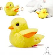 Petgravity Flapping Wings Cat Toys - Interactive Squeaking Catnip Toys for Cats with Real Chirping Duck Sound - Fun Kitty Kitten Catnip Toys for Cat Exercise - Plush Duck