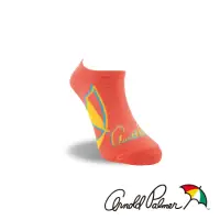 在飛比找momo購物網優惠-【Arnold Palmer】霓虹隱形襪-橘紅(船型襪/女襪