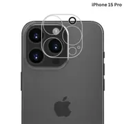 iPhone 15 Pro Screen Protector Clear Camera Lens Tempered Glass