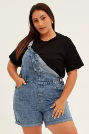 Steel Blue Denim Overall