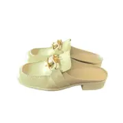 Bottega Veneta Monsieur Leather Slip On Mule Loafer Flats NEW EU 36.5 US 6.5