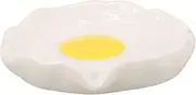 VICASKY Cute Ceramic Soap Dish with Self Draining Design Whimsical Bathroom Soap Holder for Kitchen Sink Shower for Organized Family Use